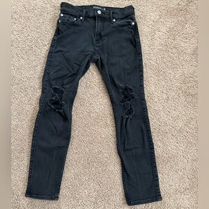 Men's 28X28 Abercrombie & Fitch Super Skinny Black Jeans